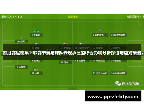 欧冠赛程密集下联赛节奏与球队表现承压的综合影响分析探讨与应对策略